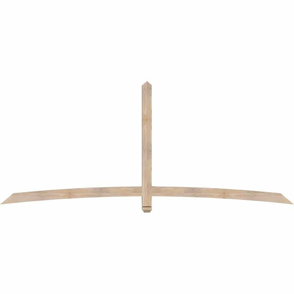 Ekena Millwork Bellingham Smooth Timber Gable Bracket, Douglas Fir, 108"W x 45"H x 3 1/2"D x 3 1/2"F, 10/12 Pitch GBW108X45X0404BEL00SDF - main